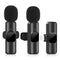 Professional Wireless Microphone for Iphone Ipad Laptop Android Live Gaming Video Recording Interview Business Mic